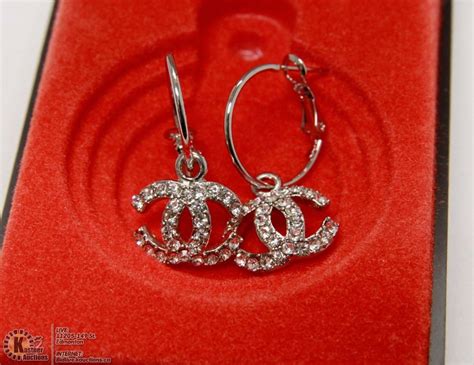 best website replica chanel earrings|Chanel knockoff earrings.